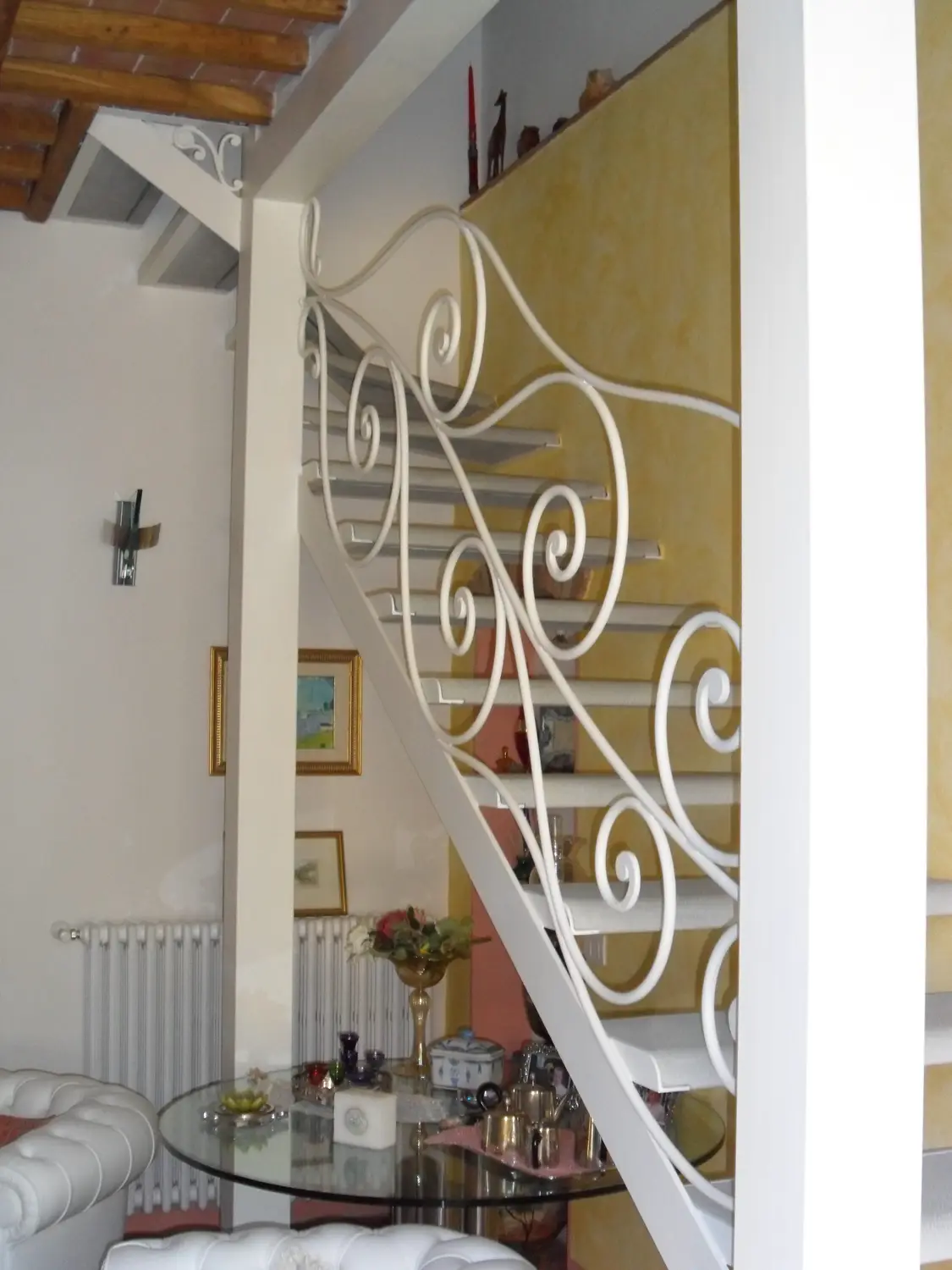 Scala o ringhiera in ferro battuto (foto 121)