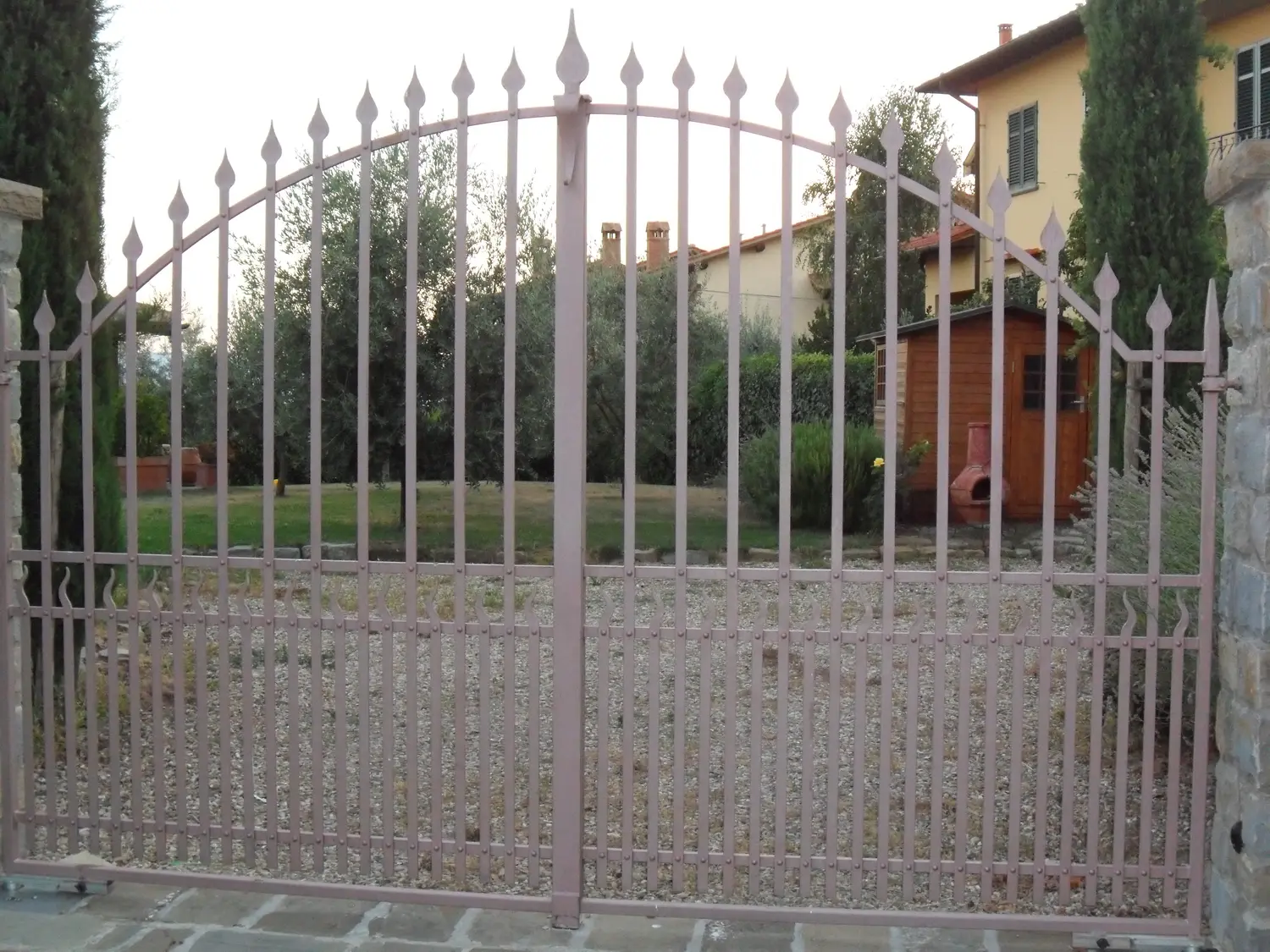 Cancello in ferro realizzato da Alamanni Fabbro (foto 48)