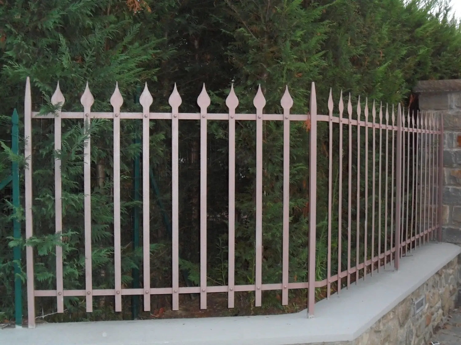 Pergola, tettoia o recinzione in ferro (foto 50)