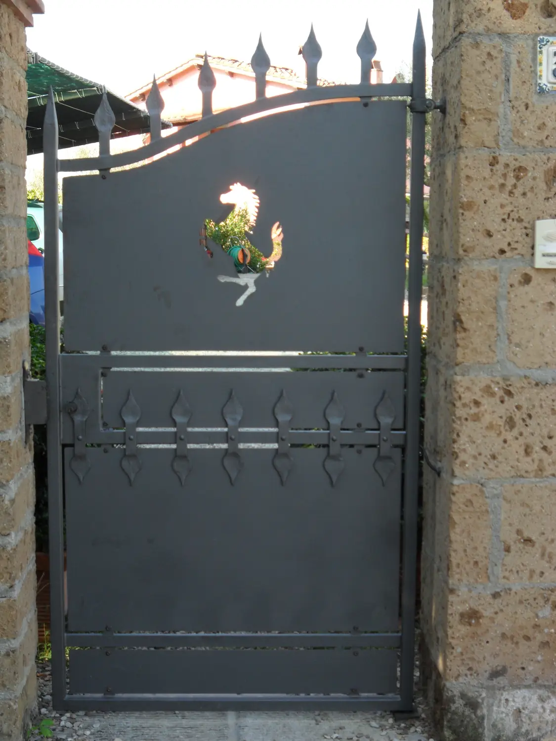 Cancello in ferro realizzato da Alamanni Fabbro (foto 78)