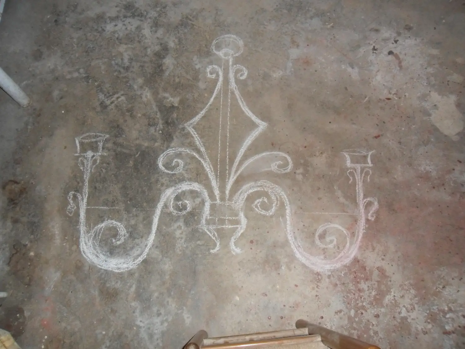 Disegno di un motivo in ferro battuto (foto 90)